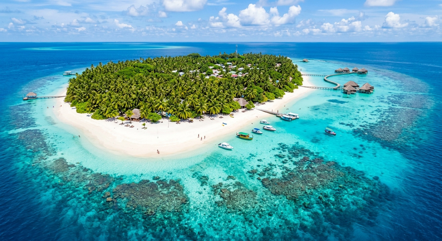 Breathtaking travel destination landscape